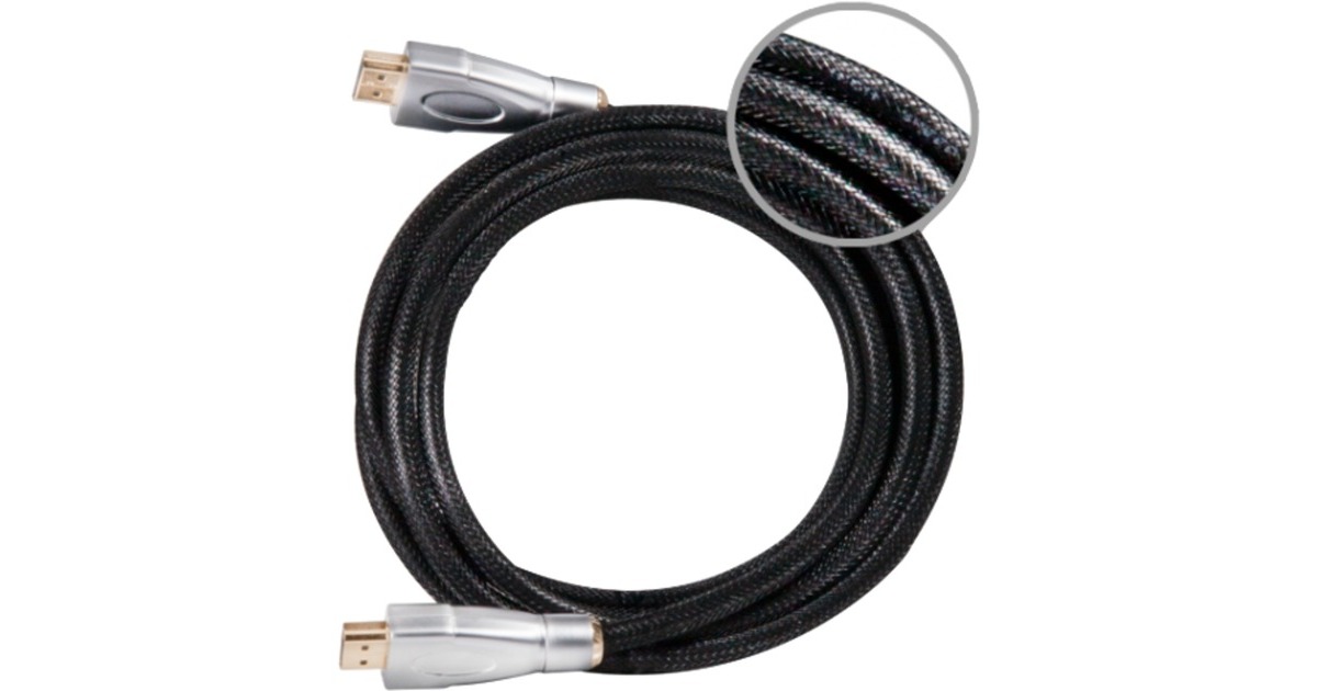 Club 3DPremium High Speed HDMI 2.0 kabel  (Zwart, 1 meter, 4K 60Hz)