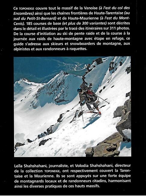 VOLOPRESS - VANOISE TOPO NEIGE