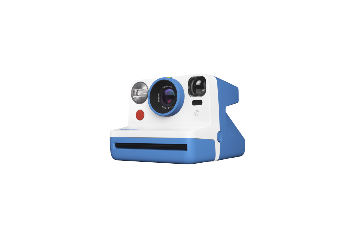Polaroid - Now Gen 2 Camera Blue + Color film I-Type 40-pack - Bundle