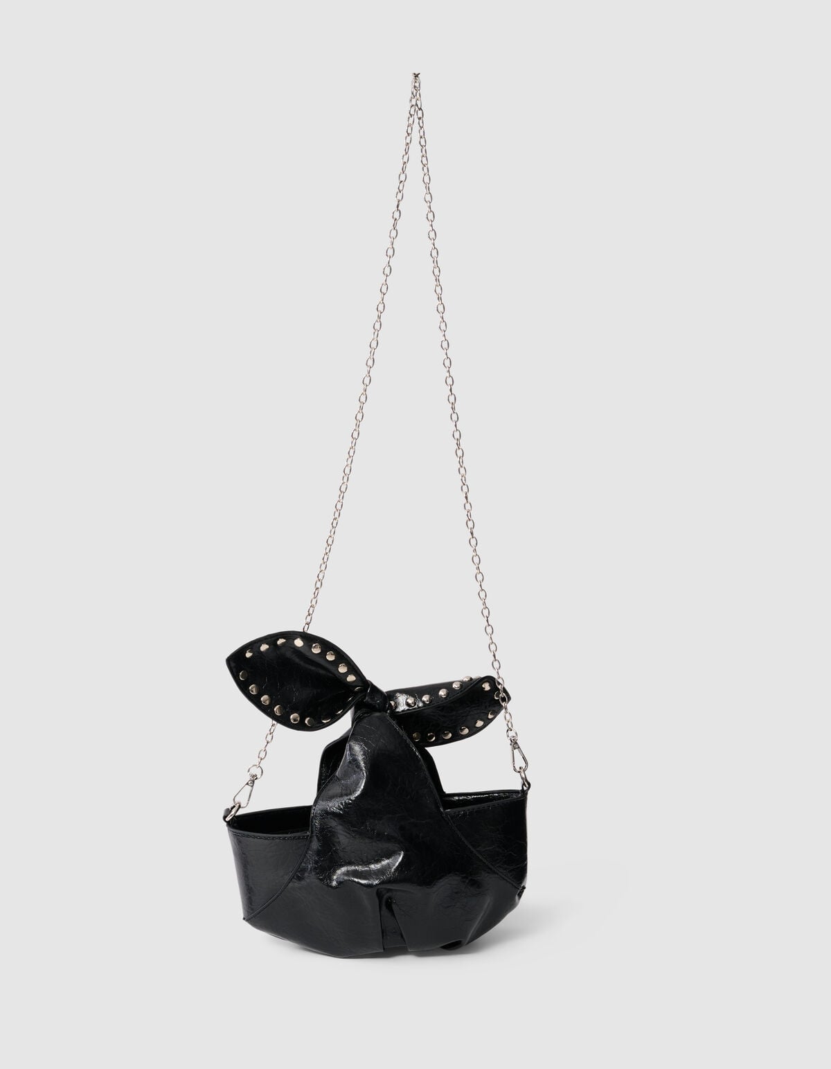 Stud Strik Tas Zwart