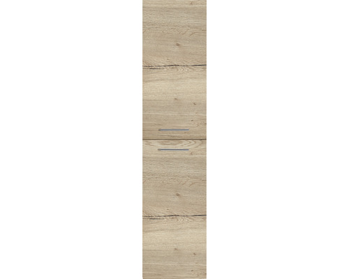Marlin 3040 hoge kast, frontkleur natuurlijk eikenhoutdecor, BxHxD 40 x 178,8 x 34,8 cm, deur rechtsdraaiend, CPMM HTW4R