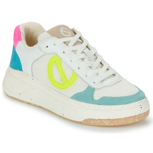 No Name - BRIDGET SNEAKER W - Blanc / Jaune / Bleu