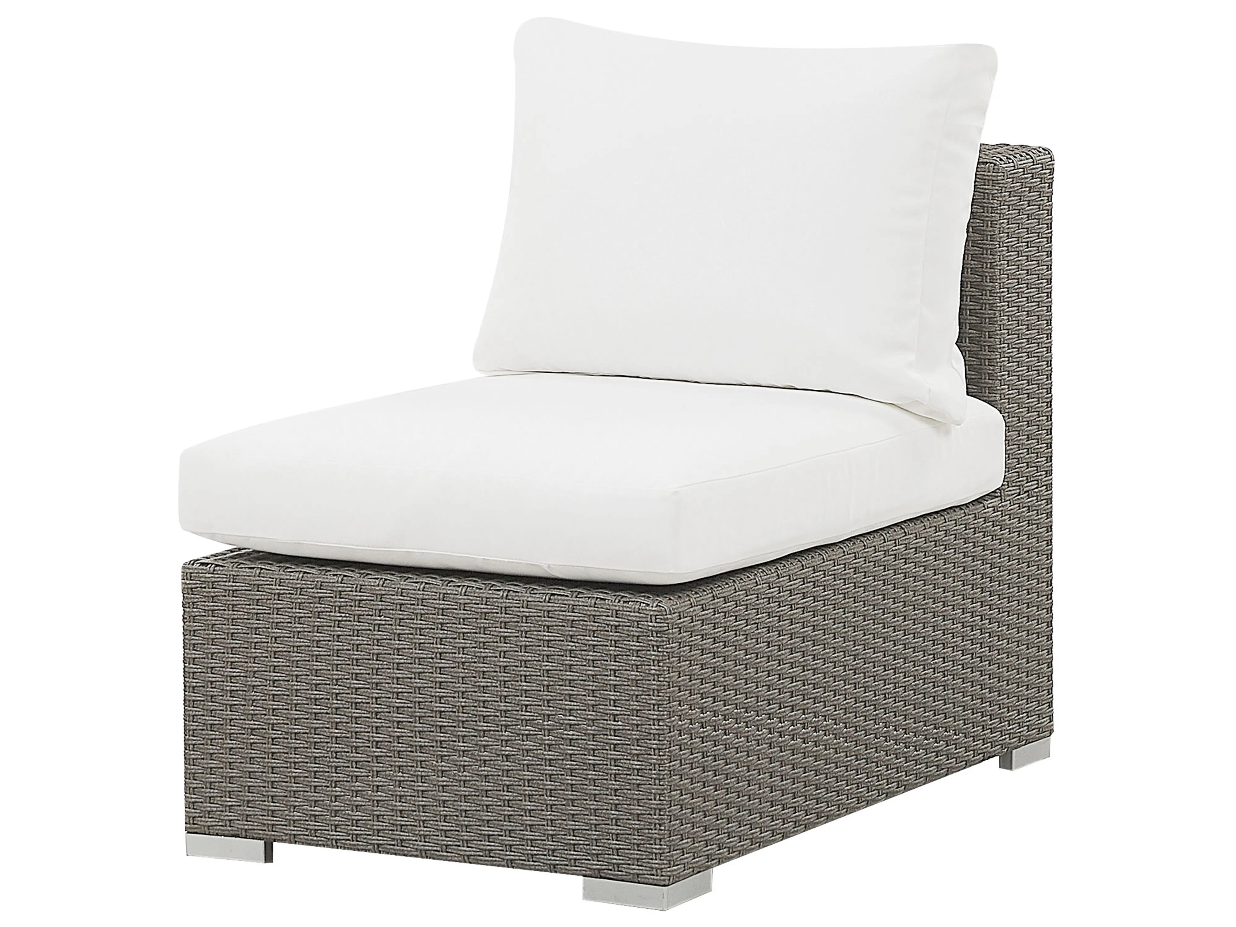 Loungeset met tafel 8-zits MAESTRO modulair PE rotan Taupe