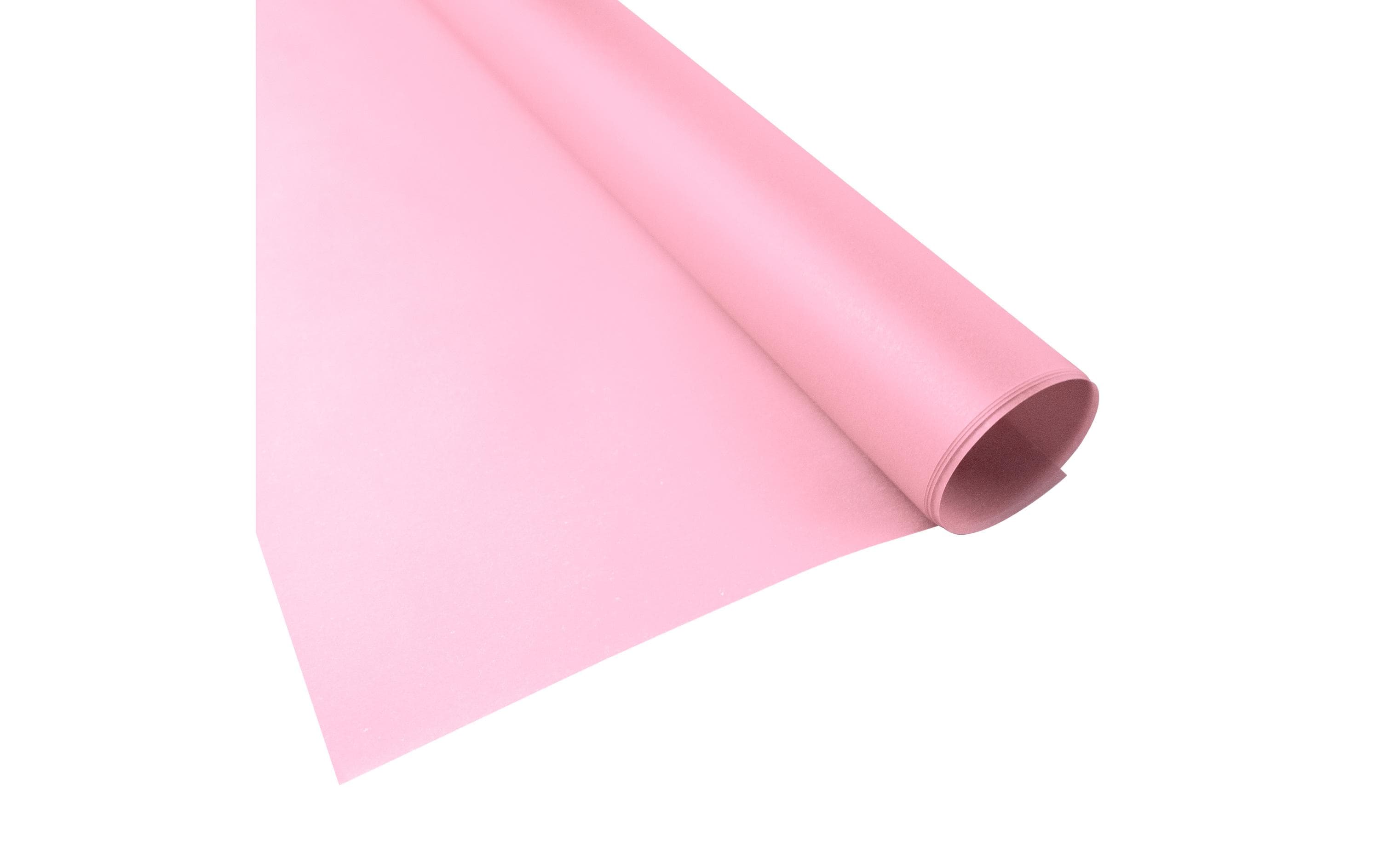 Transparentpapier Uni 50 x 61 cm, 115 g/m², RosaTransparentpapier für die Gestaltung von Fenstern oder anderen Bastelideen