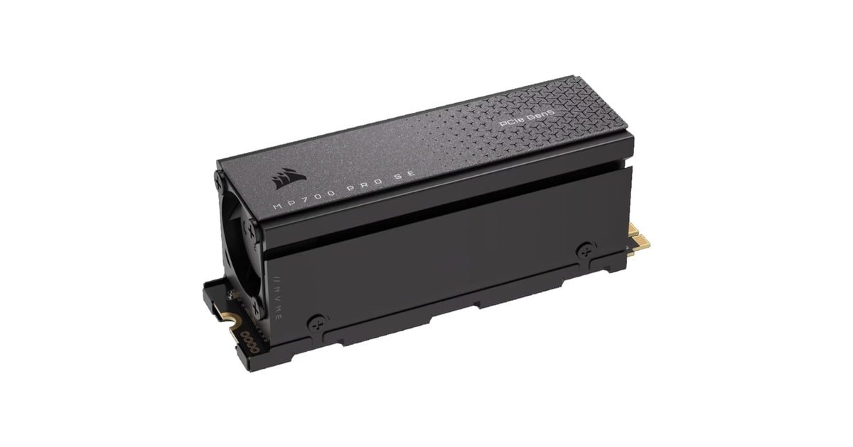 CorsairMP700 PRO SE met koeler 4 TB SSD  (PCIe 5.0 x4 NVMe 2.0, M.2 2280 )