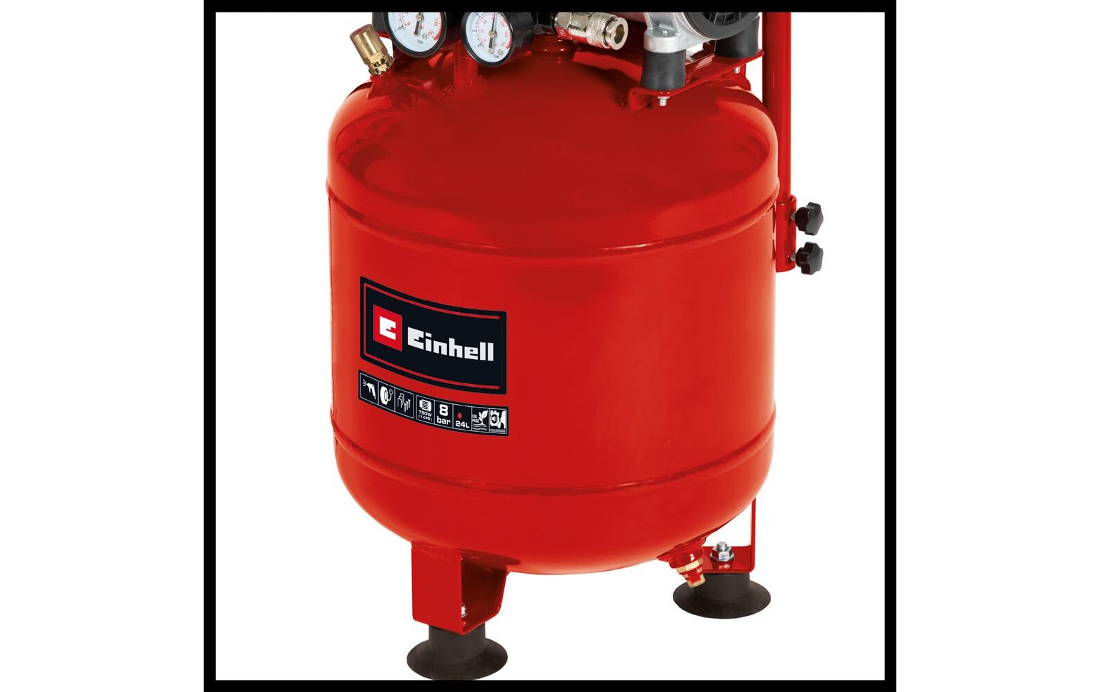 Kompressor TE-AC 24 Silent<br>Flüsterkompressor mit geringer Geräuschentwicklung