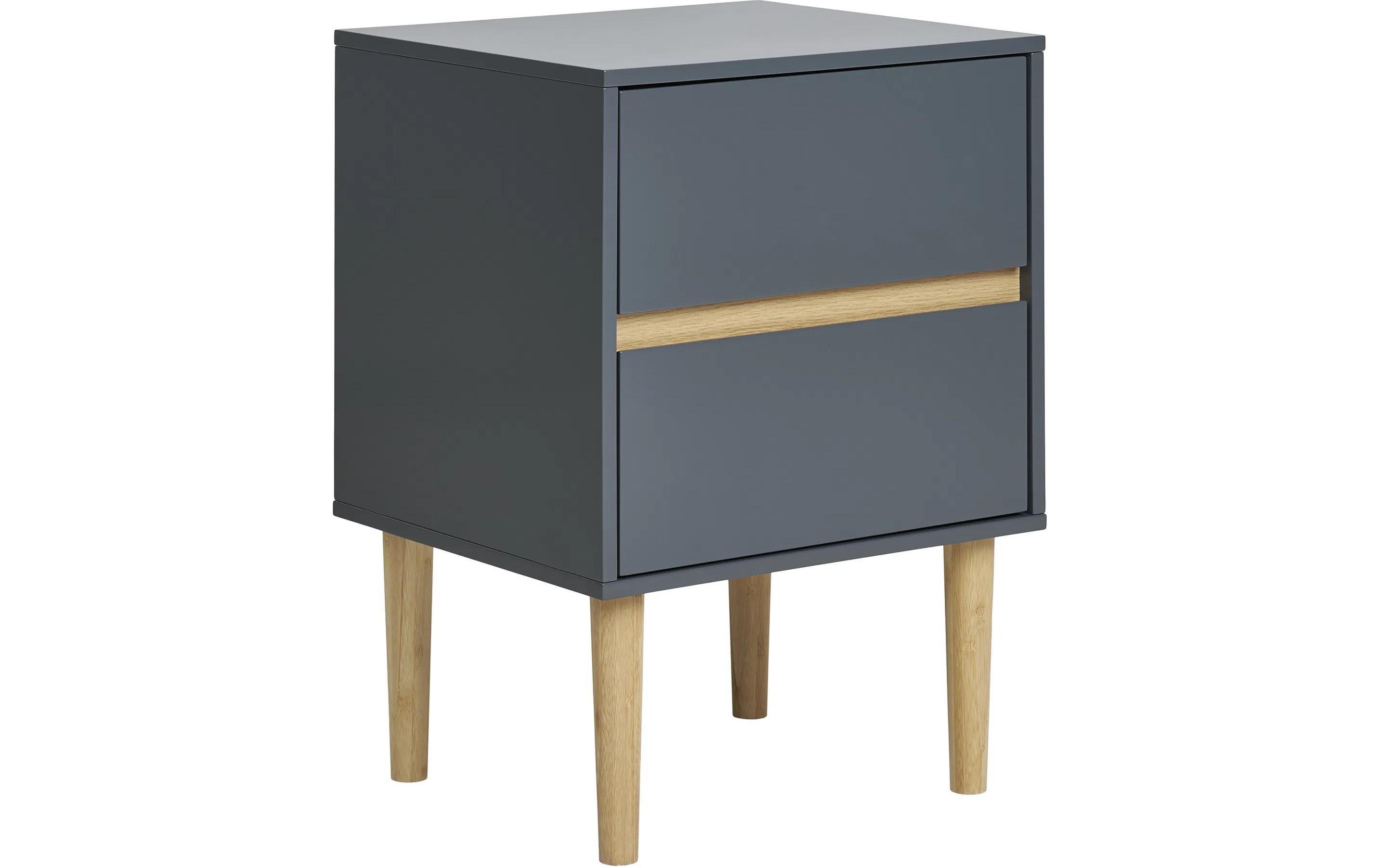 Beistelltisch Bisley 40 x 55 cm, GrauNachttisch