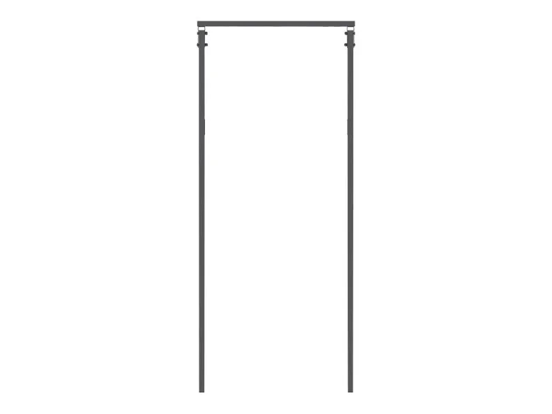Multibrackets M Ceiling Mount Pro OM46N-D - Komponenter til montering (monteringsbase) - vipning - for fladt panel - stål - sort - loftsmonterbar