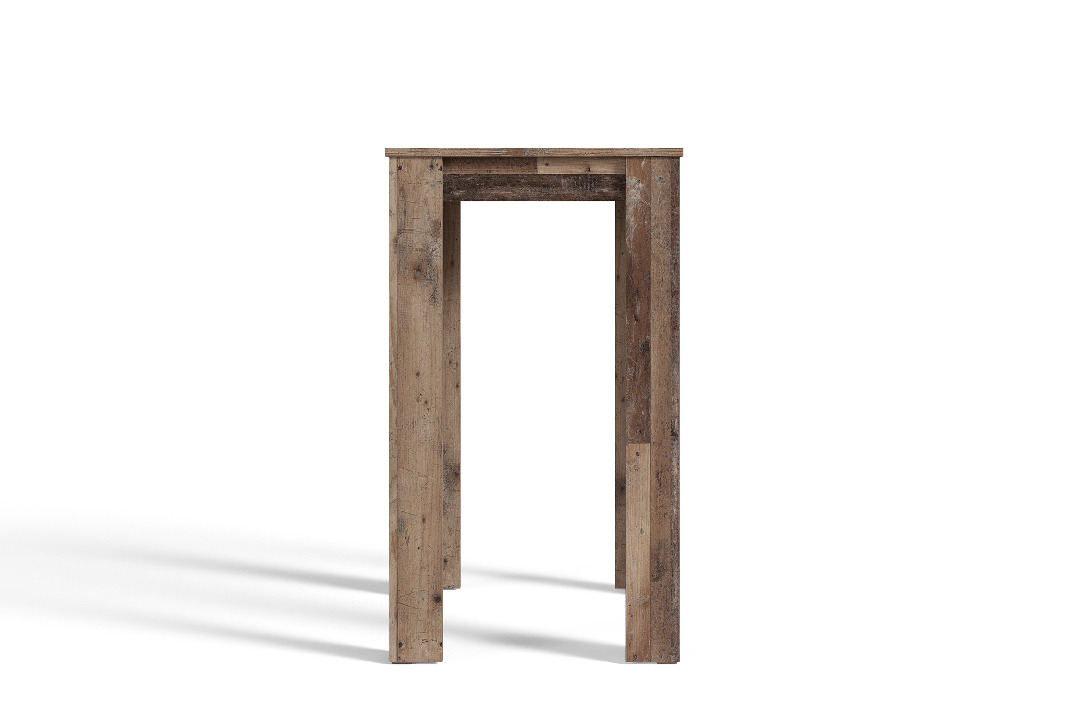 byLIVING Bartisch NELE, Breite 80 cm, Old Wood (Altholz-Optik), Industrial