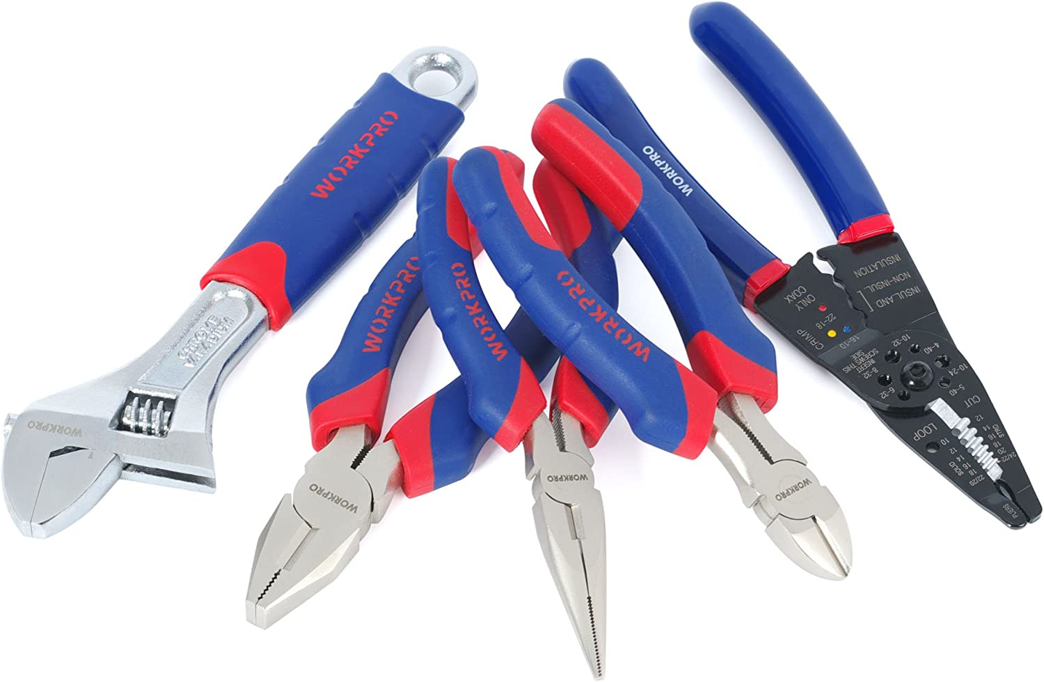 W009037A 322-Piece Home Repair Hand Tool Kit Basic Household Tool Set with Carrying Bag