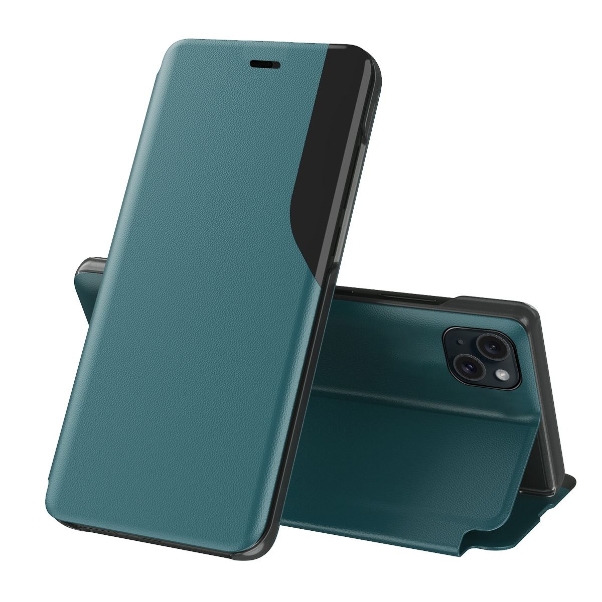Hülle für Apple iPhone 15 Handy Schutz Case Cover Flip Klapp Tasche Etuis Bumper