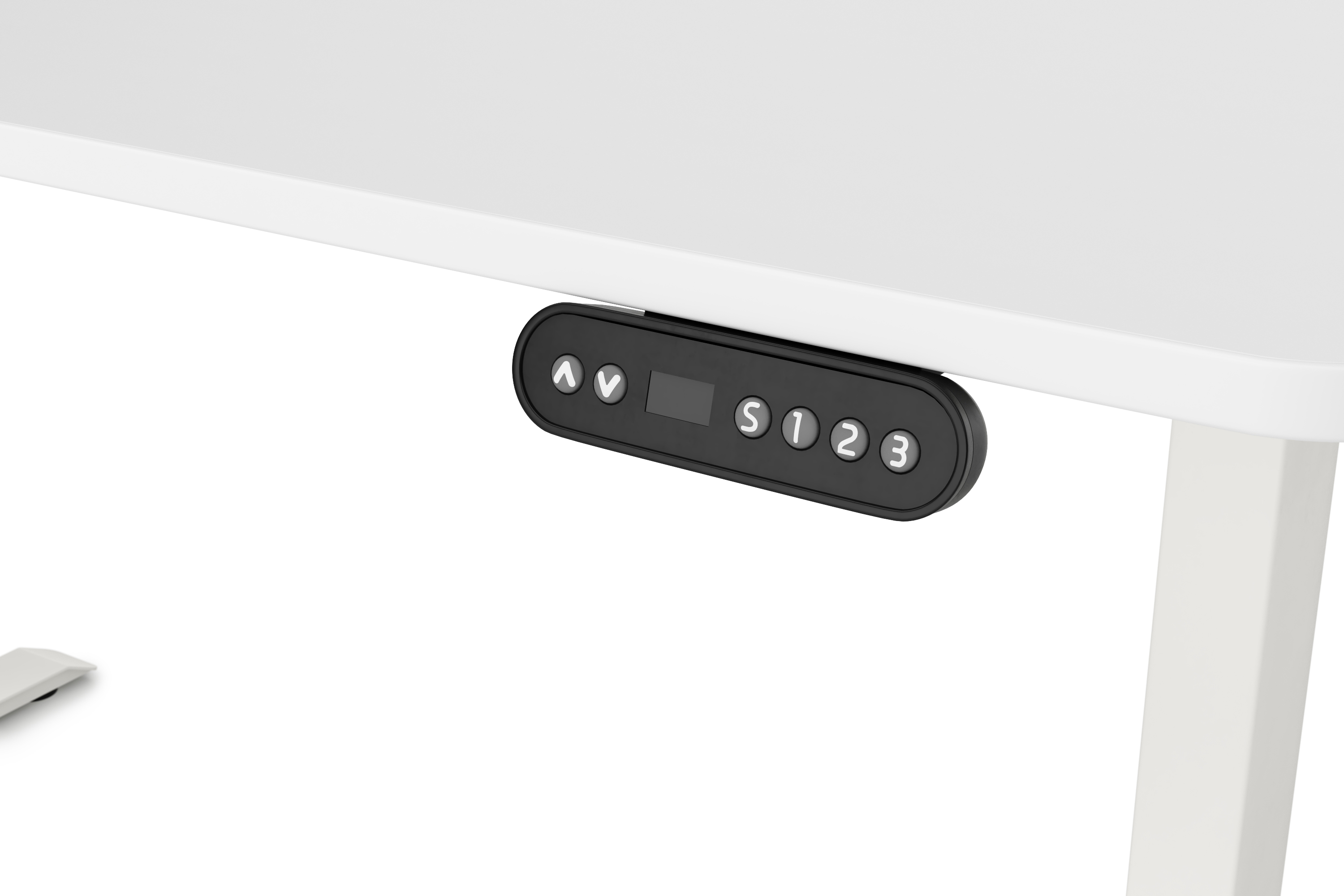Stehpult elektrisch BASIC weiss 140 x 70 cm