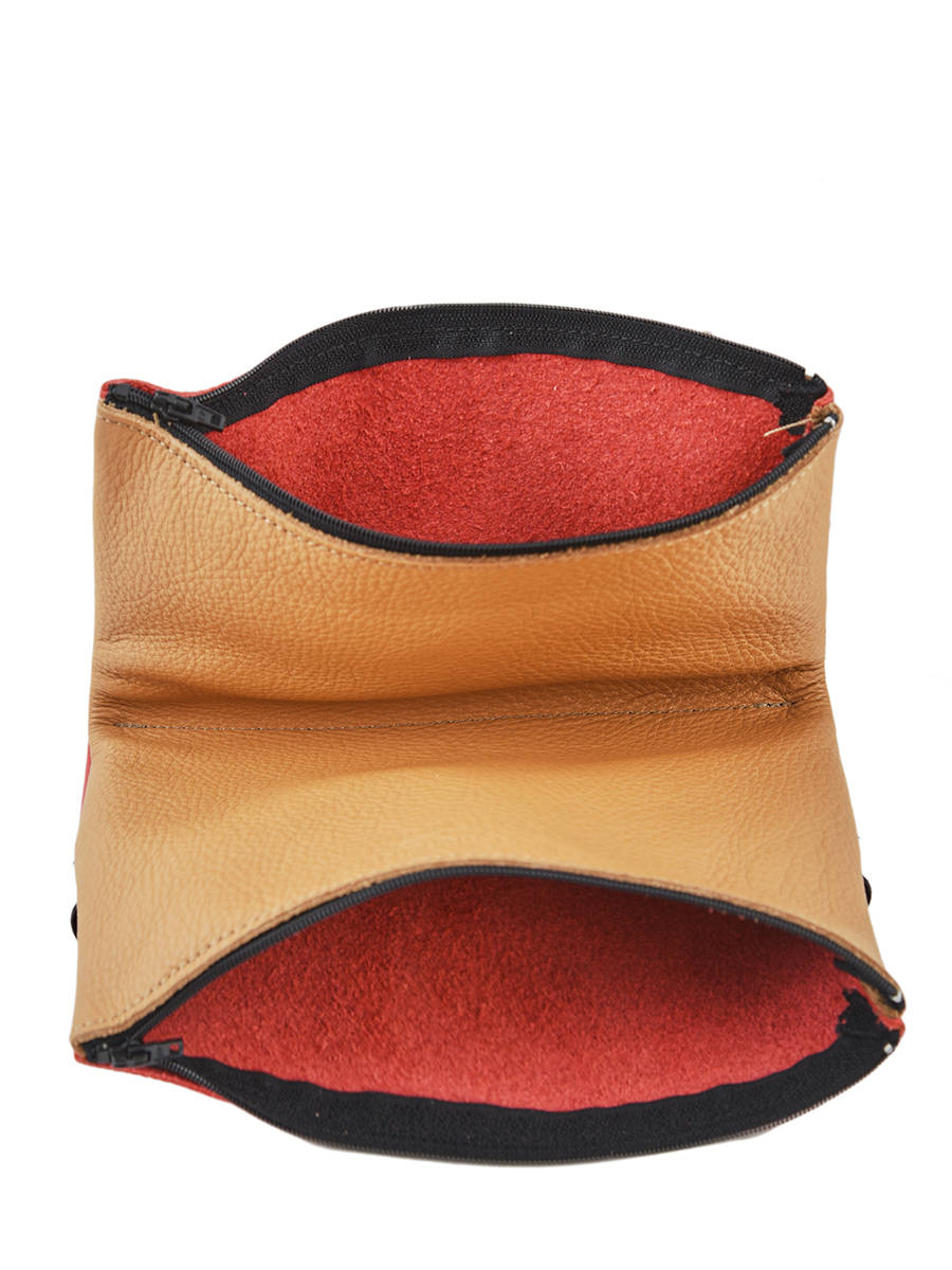 Porte-monnaie  lastique cuir ETRIER