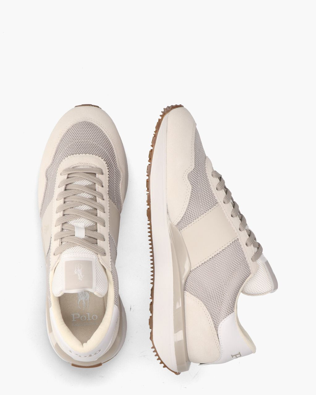 Polo Ralph Lauren Train 89 Beige/Grijs Herensneakers