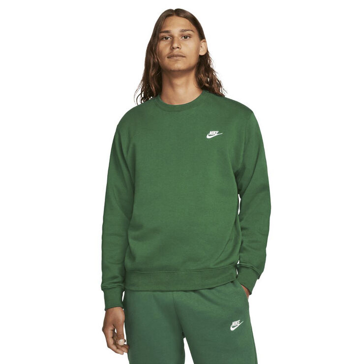 Nike club crewneck Gorge green/white