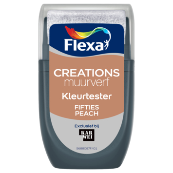 Flexa Creations muurverf Kleurtester Fifties Peach 30ml