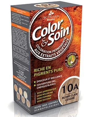 Color&Soin Coloration Blond Clair Cendré 10A