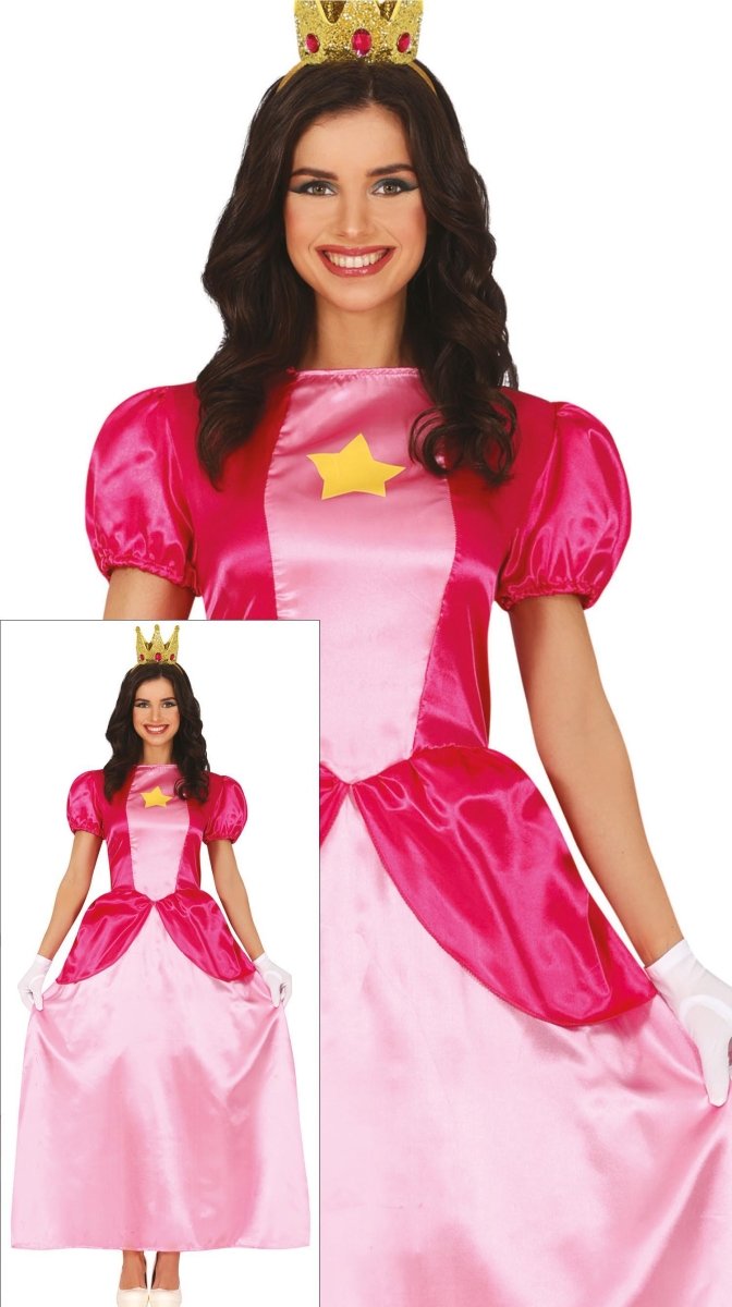 Prinsessen Jurk Dames Prinses Peach