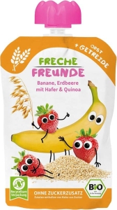 Freche Freunde Quetschmus Banane Erdbeere Quinoa Hafer