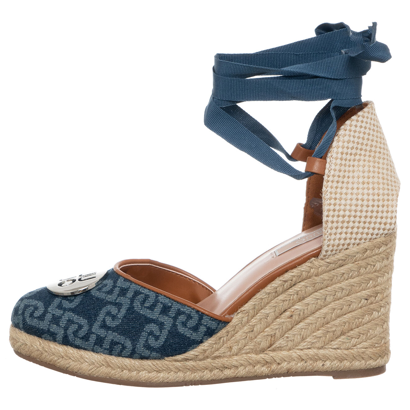 Liu-Jo Espadrilles compensées Damita denim - Talon 9 cm