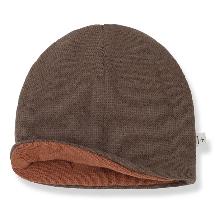 1+ in the family Bonnet Reversible Matière Recyclée Nick | Marron