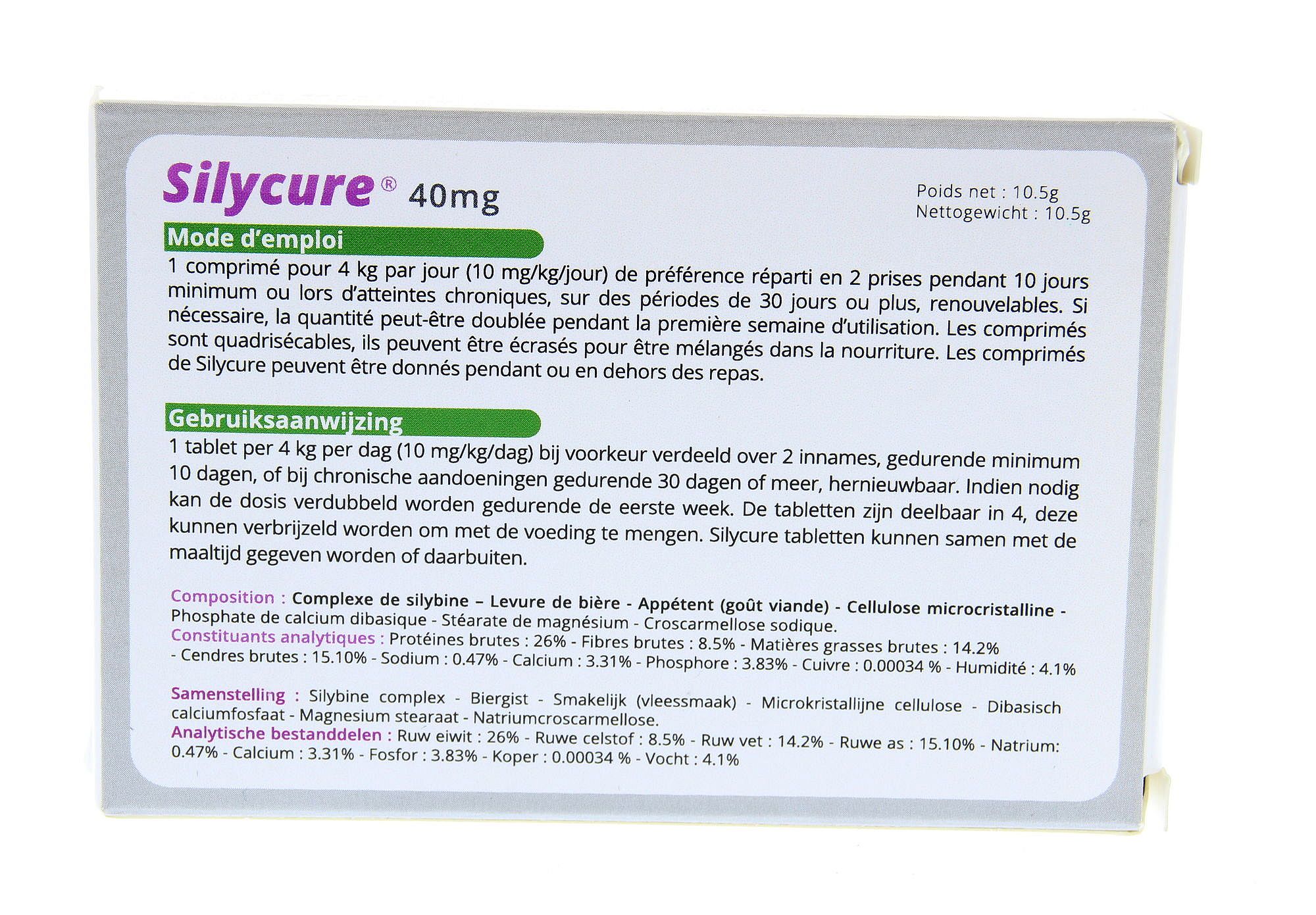 Silycure Fendigo 40 mg 2 x 30 tabletten