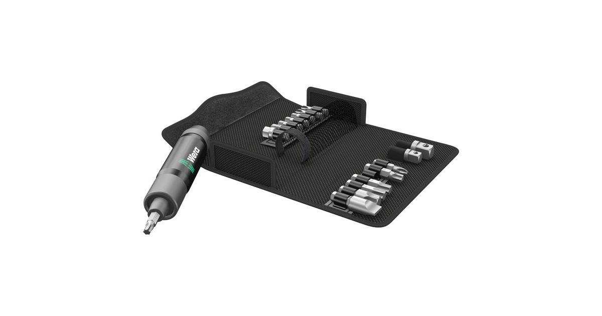 Wera2090/17 Slagschroevendraaier-set slagmoersleutel  (Zwart, 17-delig, 5/16