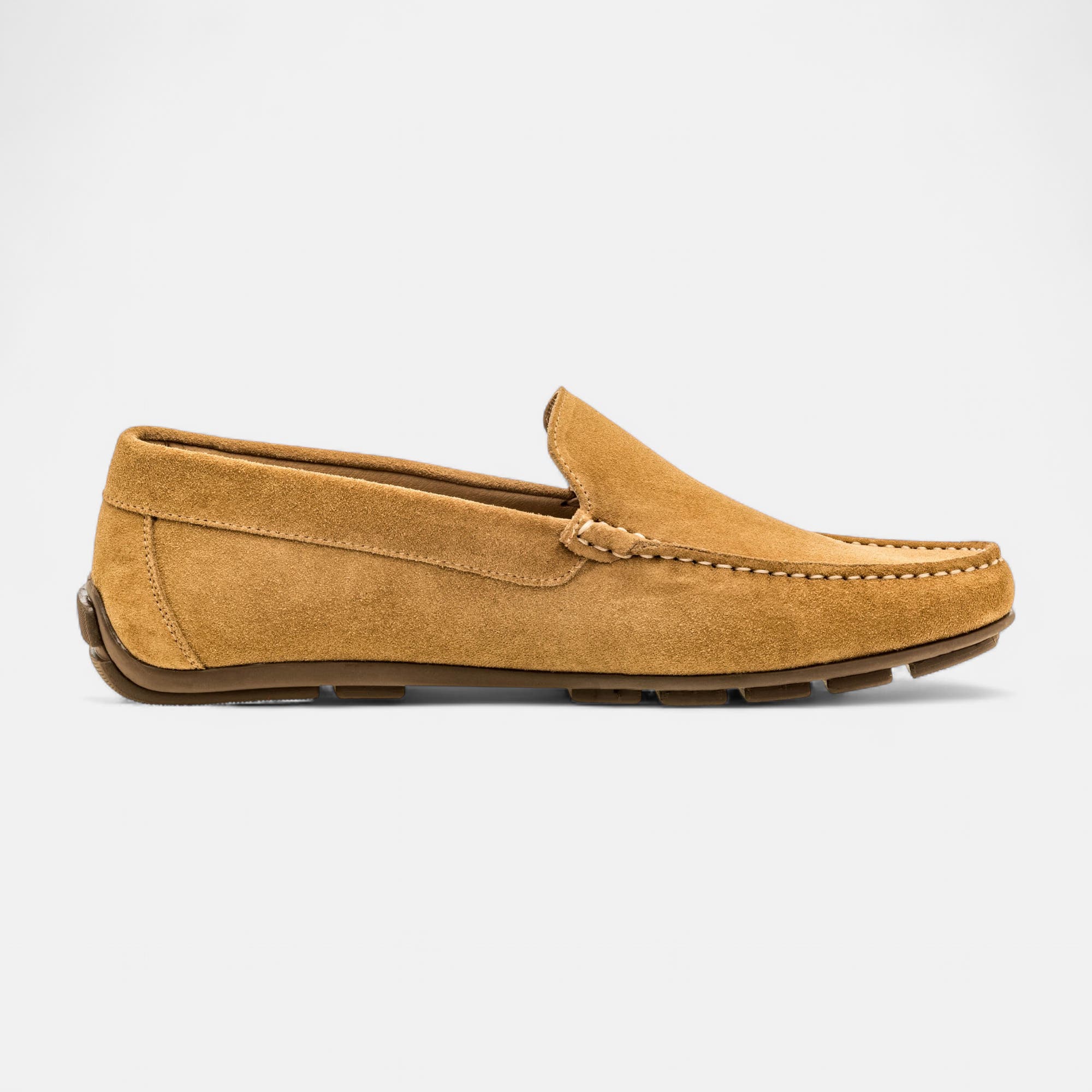 Mocassins Homme en cuir beige
