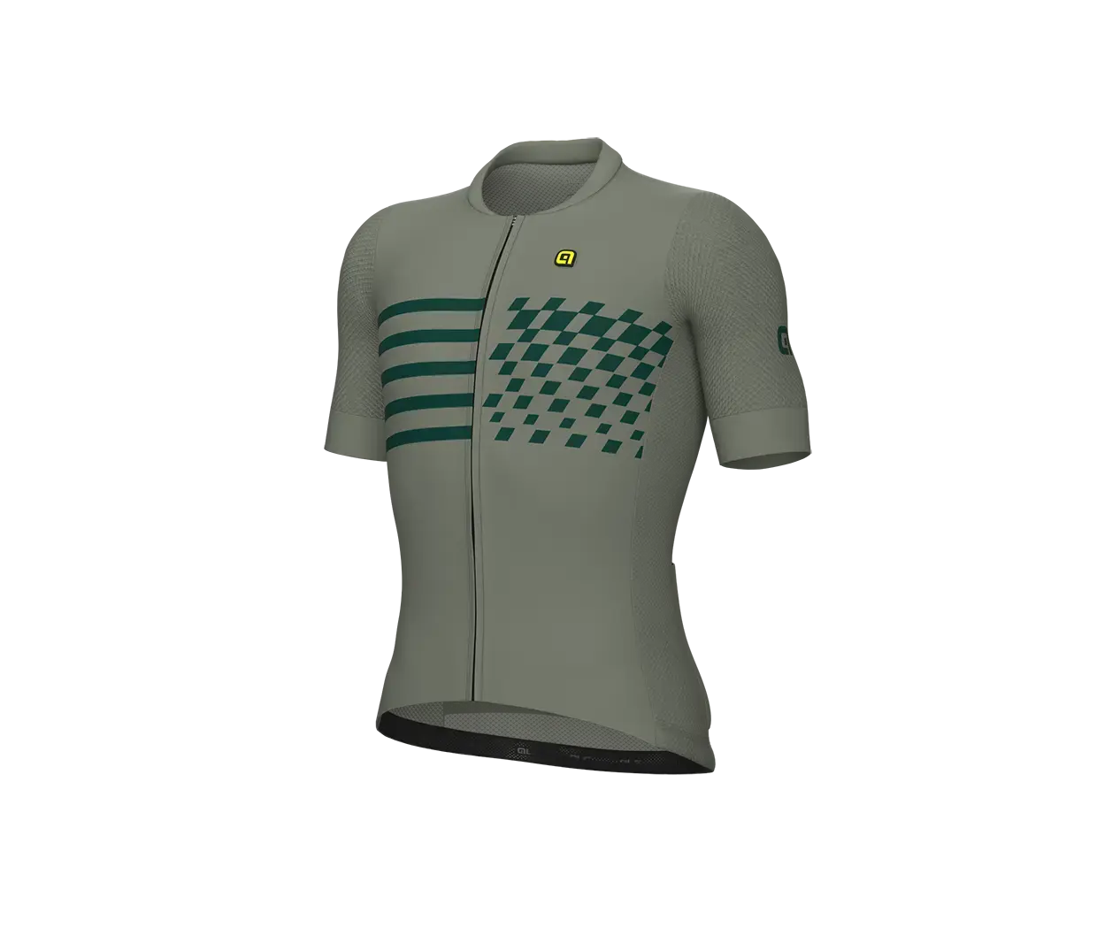 Ale PR-E Play Fietsshirt Korte Mouwen Groen Heren