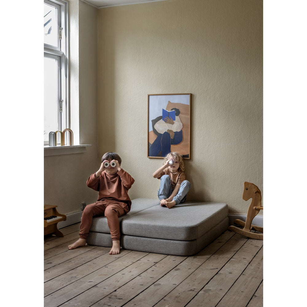 Køb by KlipKlap 3 Fold Sofa Sand With Sand KK 120 Cm