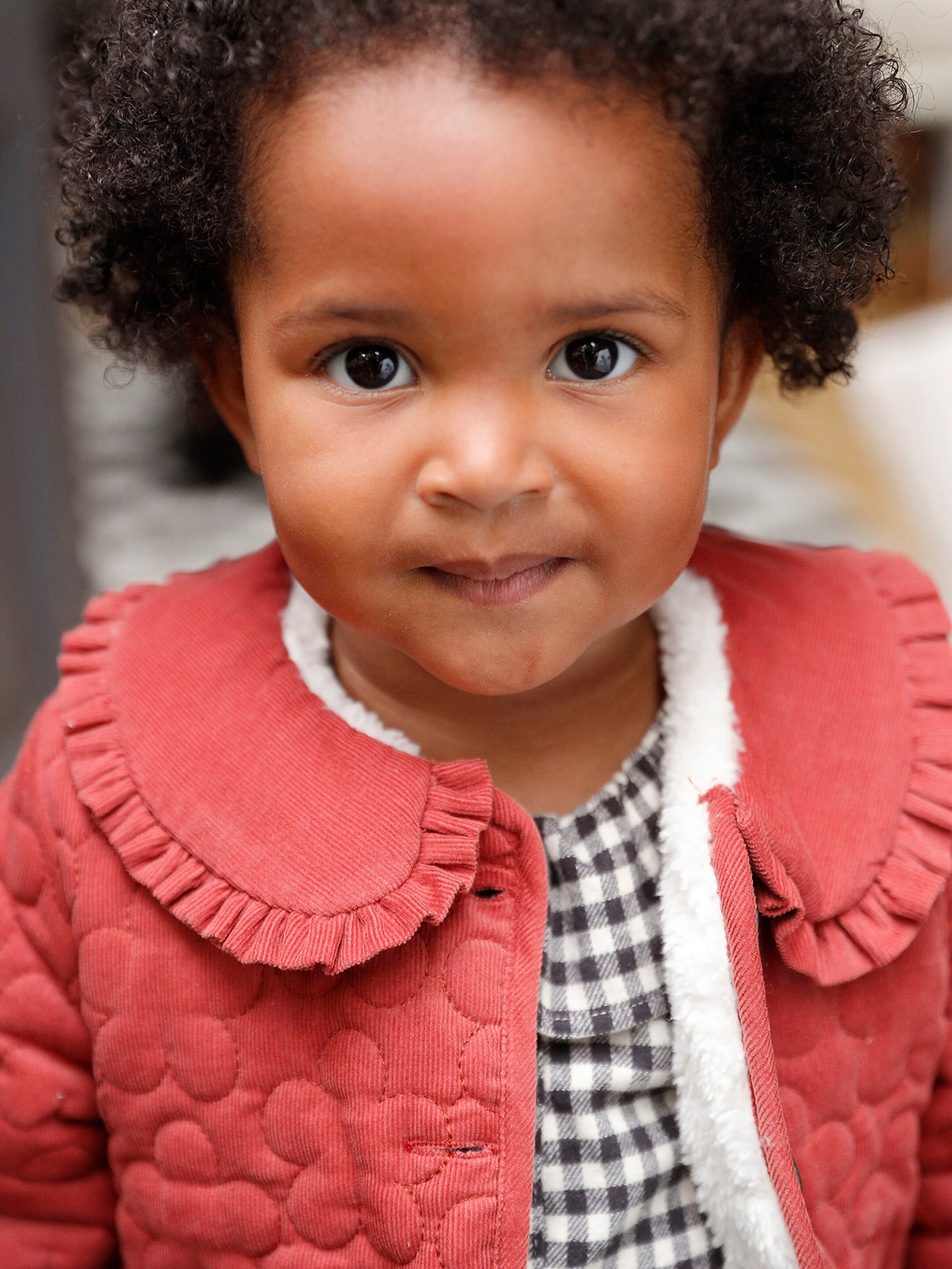 Vertbaudet Gesteppte Baby Cordjacke mit Teddyfleece-Futter & Recycling-Polyester terrakotta