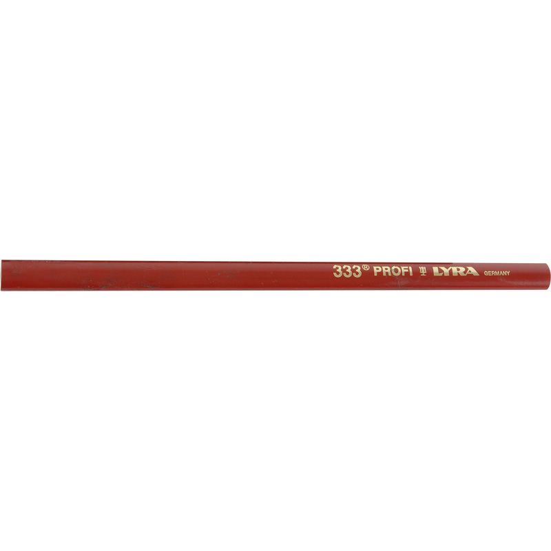 Lyra timmermanspotlood 24cm Rood