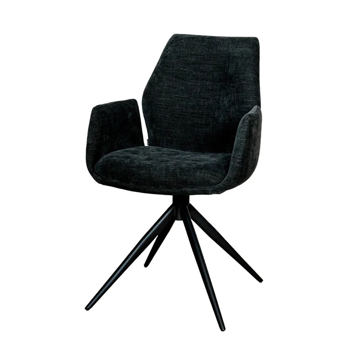 Draaistoel Pumba Black