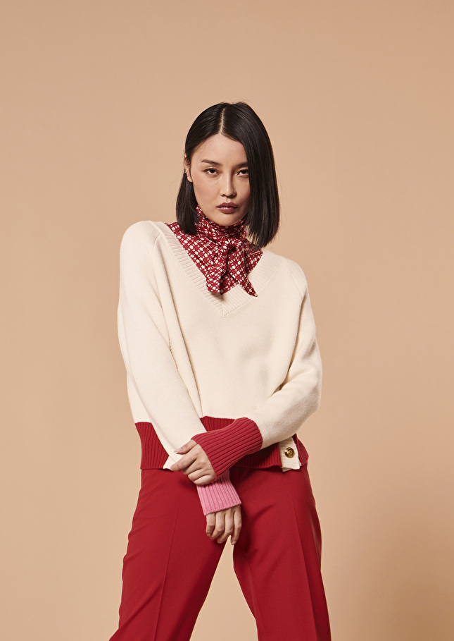 Pull Promesseécru en laine