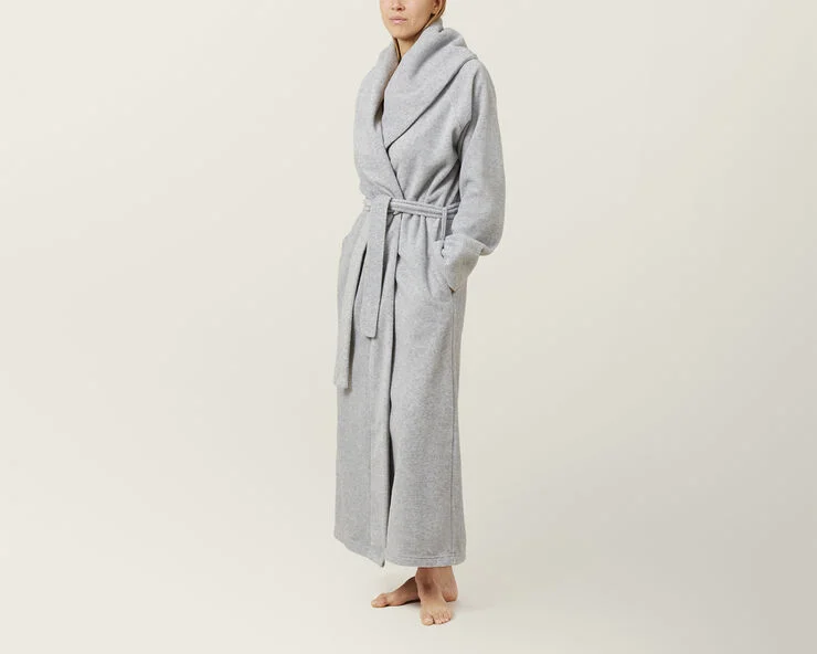 Karmameju Skincare Bathrobe, Mount Everest, light grey Grå
