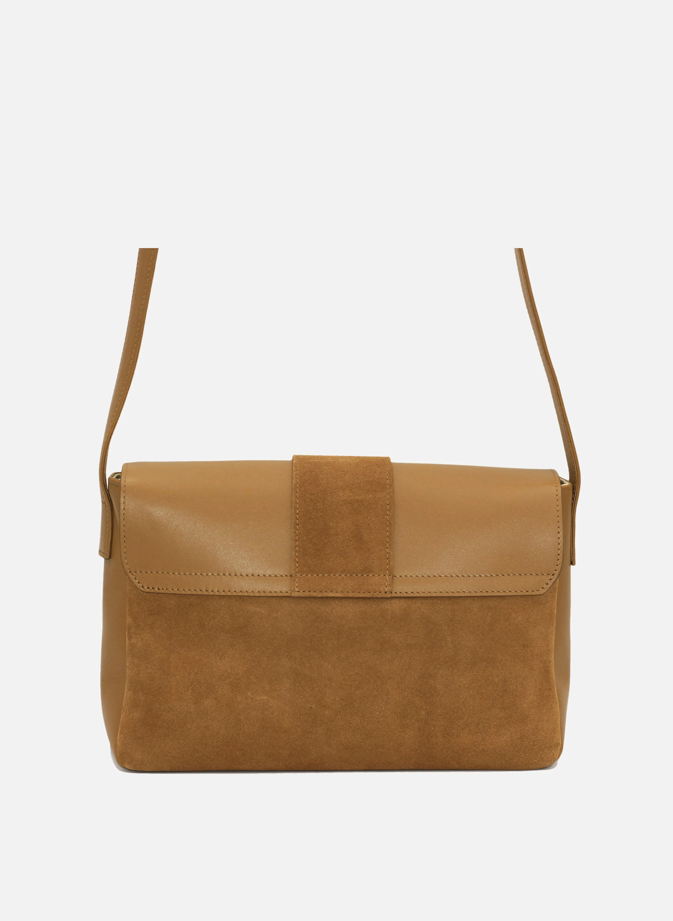 Sac bandoulière cuir | Marron
