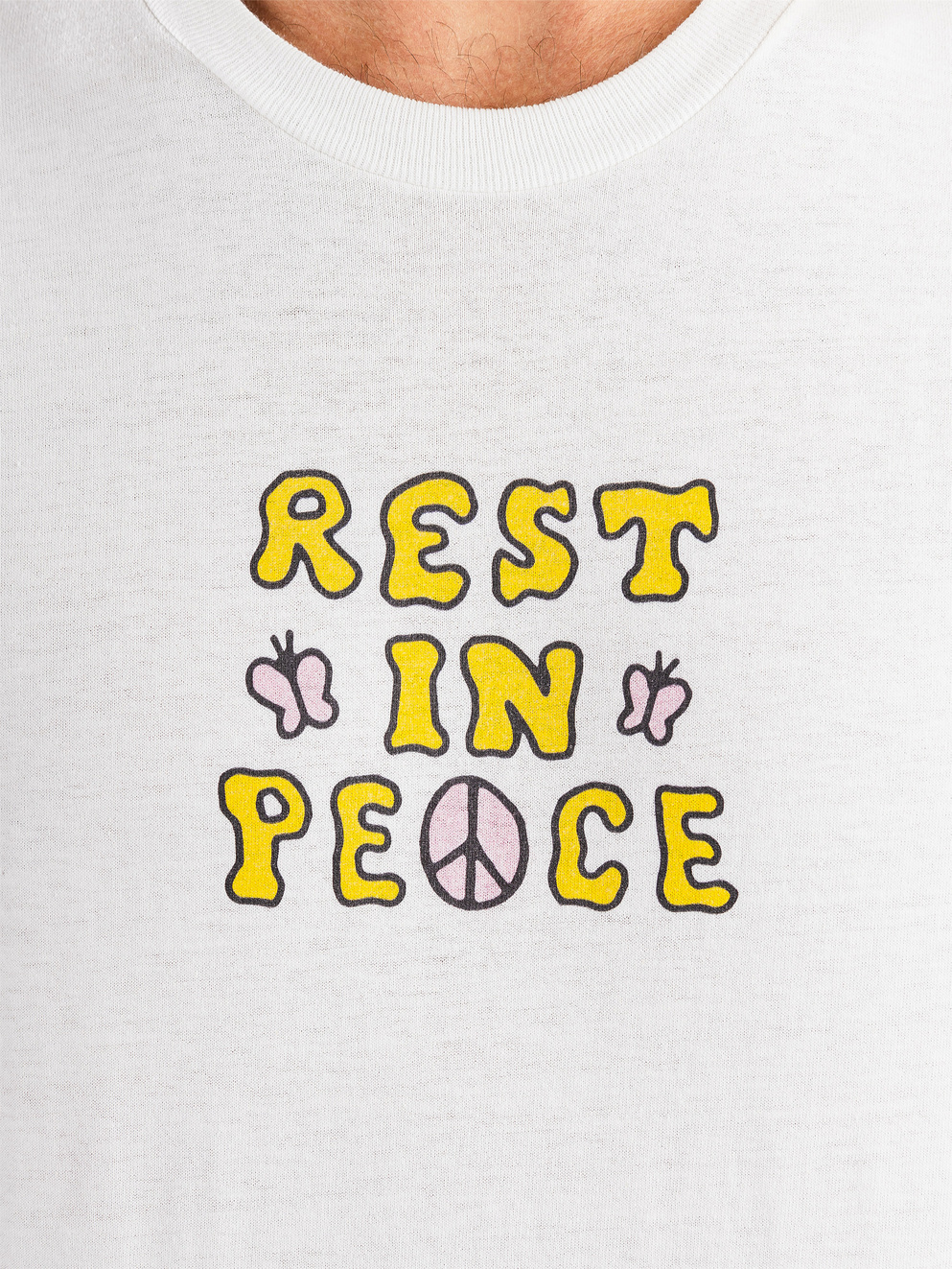A.LAB Rest In Peace T-Shirt white