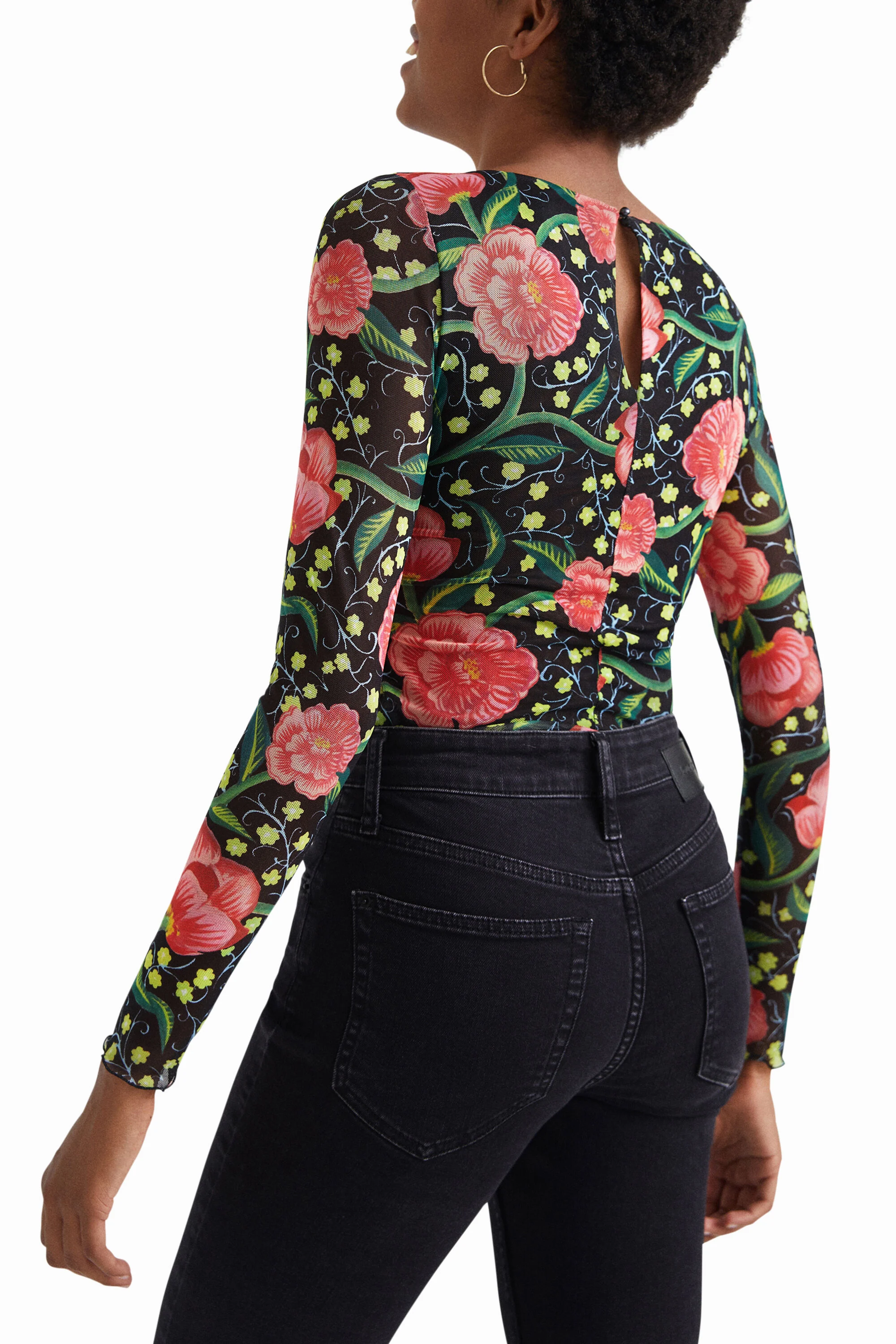Corpo esguio floral