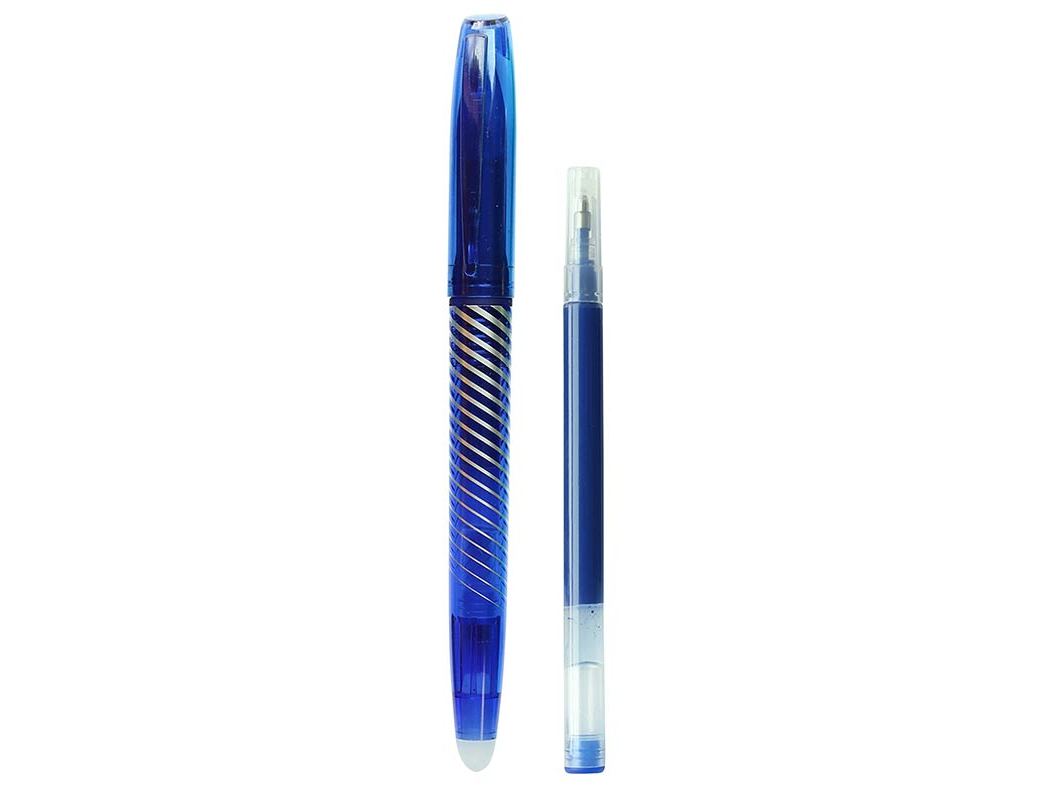 CANETA GEL APAGÁVEL AUCHAN AZUL   3 RECARGAS