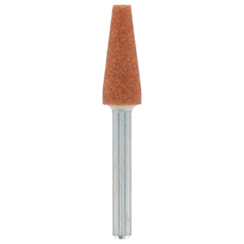 Dremel multitool accessoire - slijpsteen aluminiumoxide kegelvormig 953 - 3 stuks - 6,4 mm