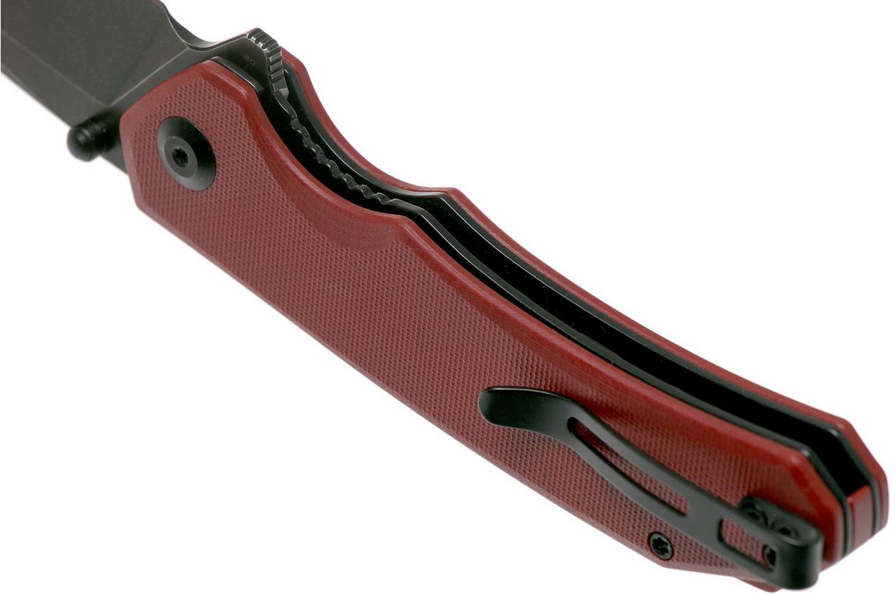Civivi Brazen C2023B Tanto Red, Blackwashed zakmes