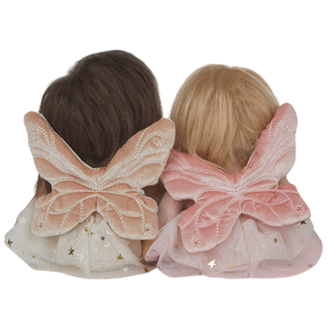 olli ella lappenpop dinky dinkum doll - fairy fiona pink - 22 cm