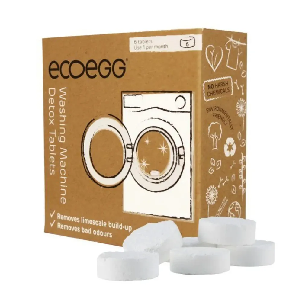 Ecoegg Detox Tabs til vaskemaskinen - 6 stk