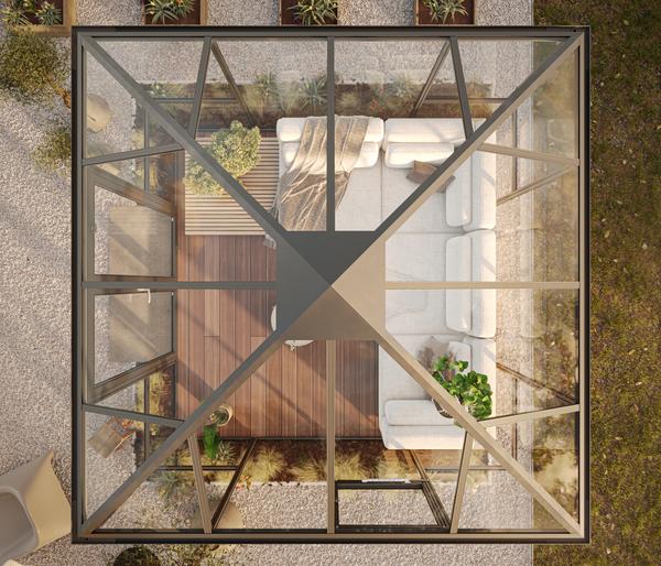 KGT Gewächshaus-Pavillon PaviLux 3,50 x 3,50