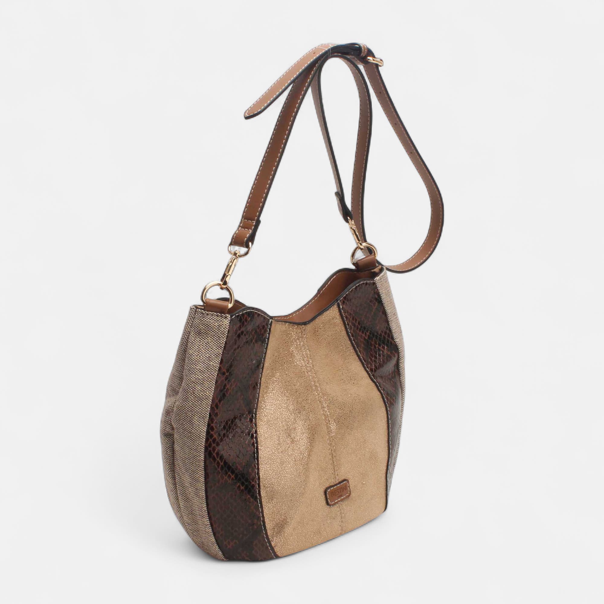 Sac bandoulière camel