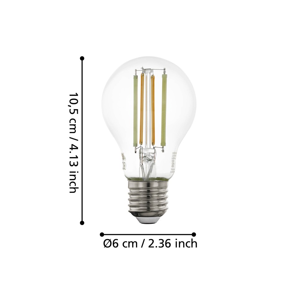 EGLO - E27 A60, klar - TW - Zigbee, Bluetooth