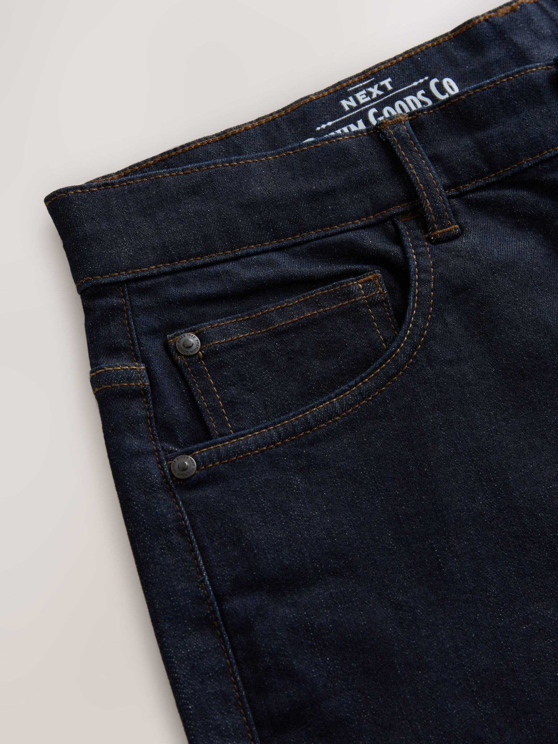 Indigo wassing - Klassieke stretchy Jeans met relaxed fit