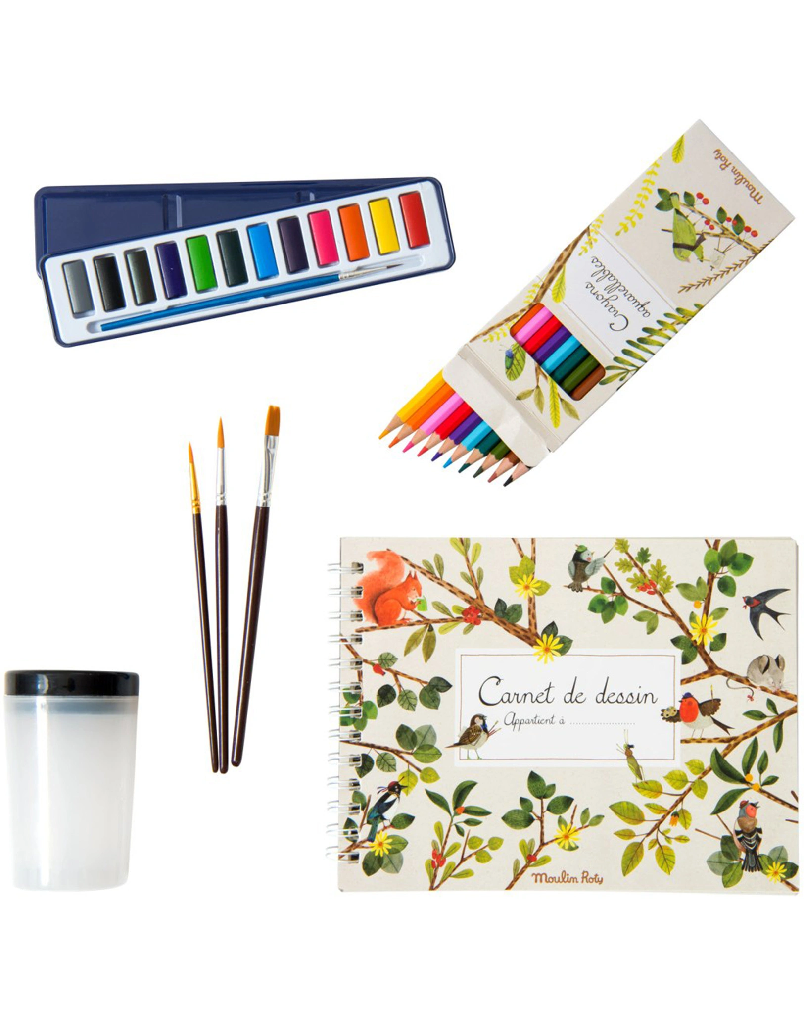 Malkoffer AQUARELL 6-teilig