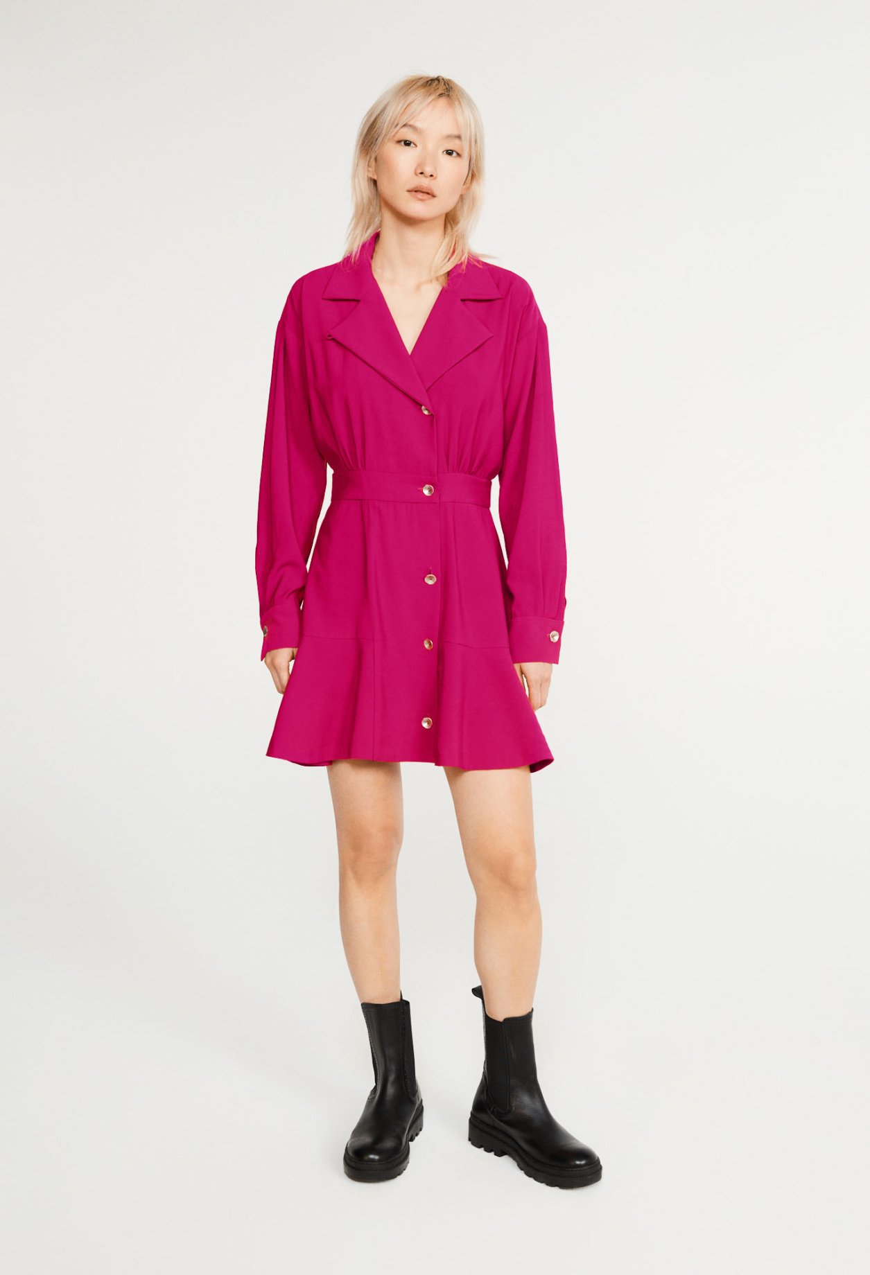 Robe col tailleur
