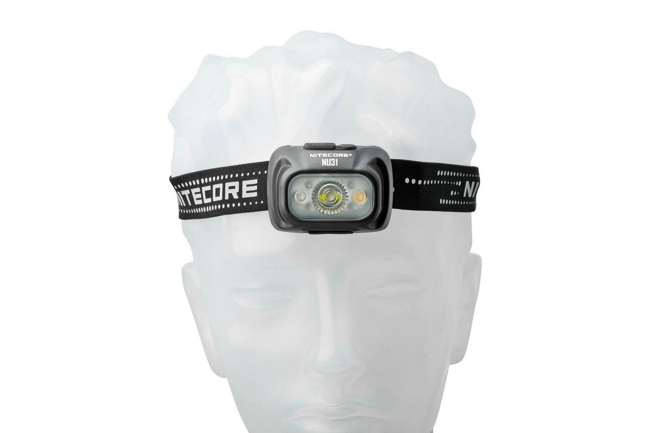 Nitecore NU31-GR Slate Grey, oplaadbare hoofdlamp, 550 lumen